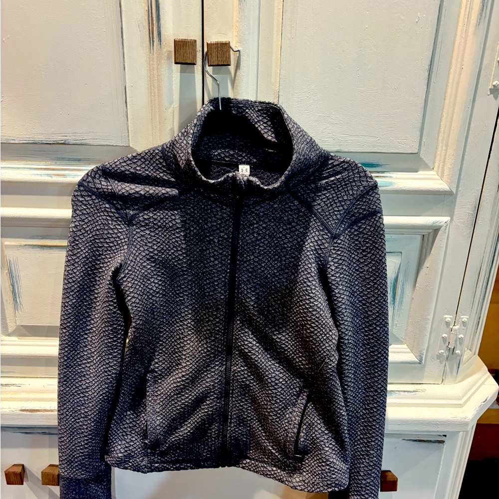 Athletic jacket with spandex